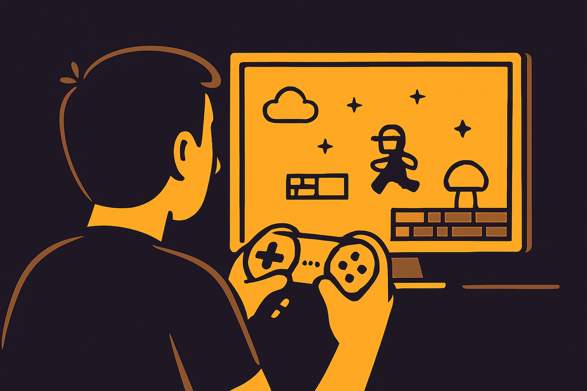 Ilustração representando um ícone dos jogos que marcaram gerações.