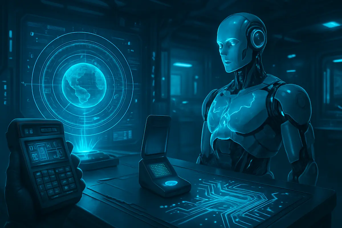 Ciência e ficção científica: Representação de tecnologias futuristas: hologramas, inteligência artificial e objetos inspirados em ficção científica