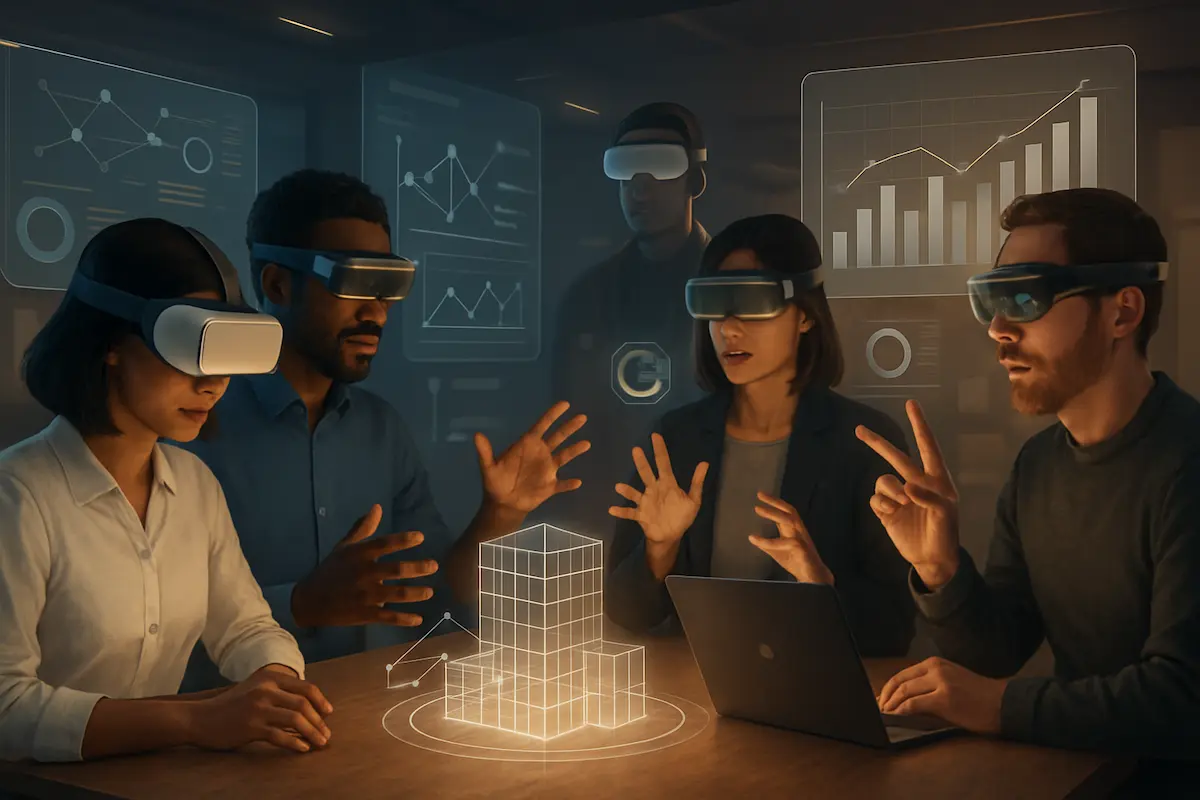 Colaboração remota com avatares de realidade virtual e realidade aumentada em ambiente híbrido de trabalho