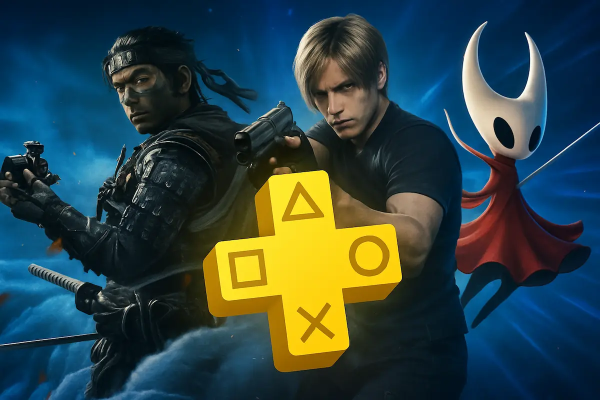 Coleção dos principais jogos da PlayStation Plus em outubro de 2025, incluindo Ghost of Tsushima e Resident Evil 4 Remake
