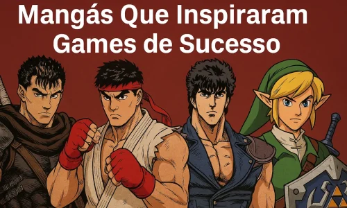 Do papel à tela: mangás icônicos moldaram o universo dos games e continuam inspirando novas gerações.