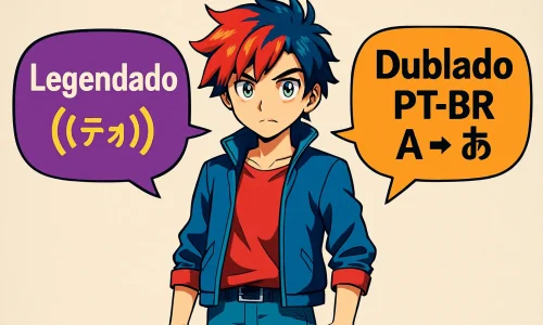 Qual versão te conecta mais: ouvir no idioma original ou sentir o anime em português?