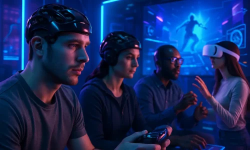 Tecnologia de interface cérebro-computador permite jogar e interagir com dispositivos geek sem controles físicos.