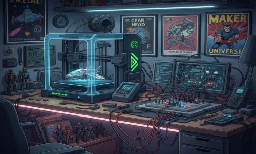 Impressoras 3D e Arduino: as ferramentas que estão moldando a fabricação digital com baixo custo na cultura geek.