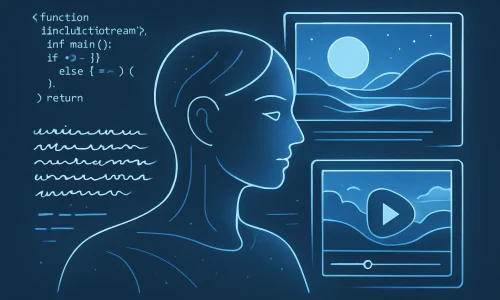 Como a IA na geração de conteúdo integra texto, imagem e vídeo em um só fluxo criativo