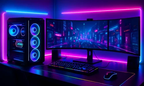 Visualize seu setup ideal com o melhor hardware gamer de 2025/2026