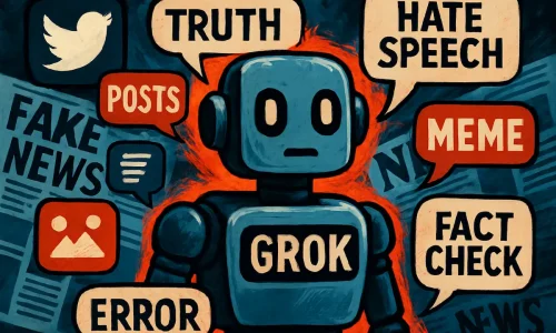 Grok em meio a memes, desinformação e debates políticos.