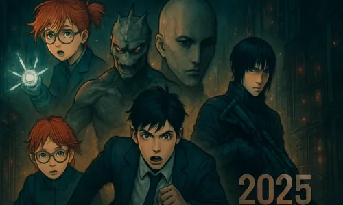 Obras como Dandadan, Kaiju No. 8, Pluto e BLAME! estão redefinindo os limites dos mangás de ficção científica em 2025.